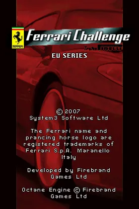 Ferrari Challenge - Trofeo Pirelli (USA) (En,Fr) screen shot title